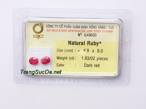 Bong tay da quy ruby