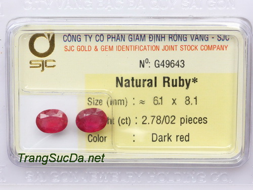 Bong tay da quy ruby