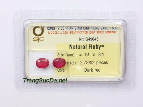 Bong tay da quy ruby