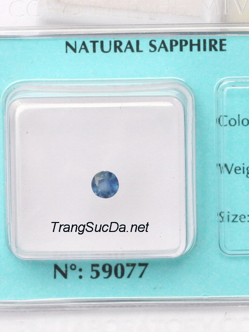 Sapphire xanh duong