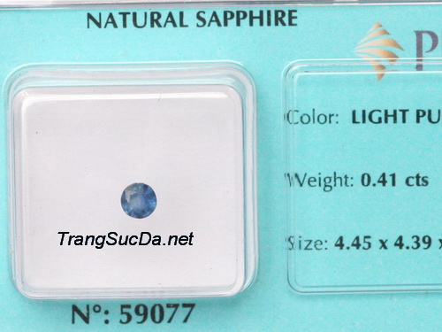 Sapphire xanh duong