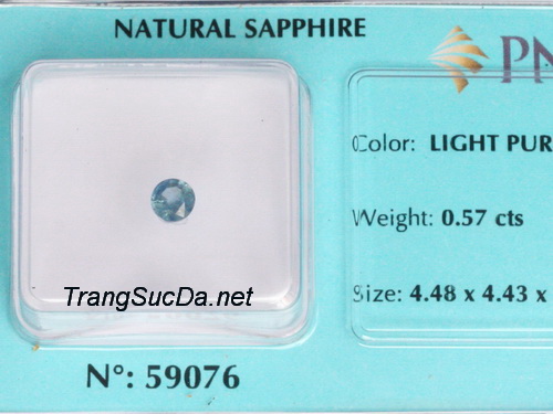 Sapphire xanh duong