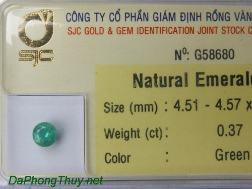 Vien da ngoc luc bao emerald