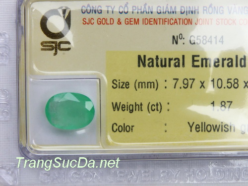 Vien da ngoc luc bao emerald