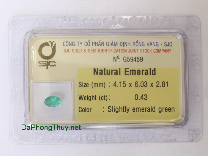 Vien da ngoc luc bao emerald