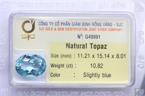 Da topaz xanh