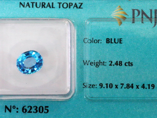 Da quy topaz xanh